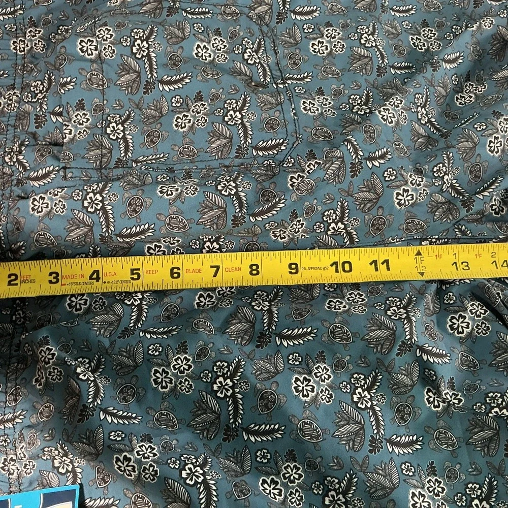 NWT Beach Bros Swim Trunks XL Mens Print Elastic Tie Waist Board Shorts